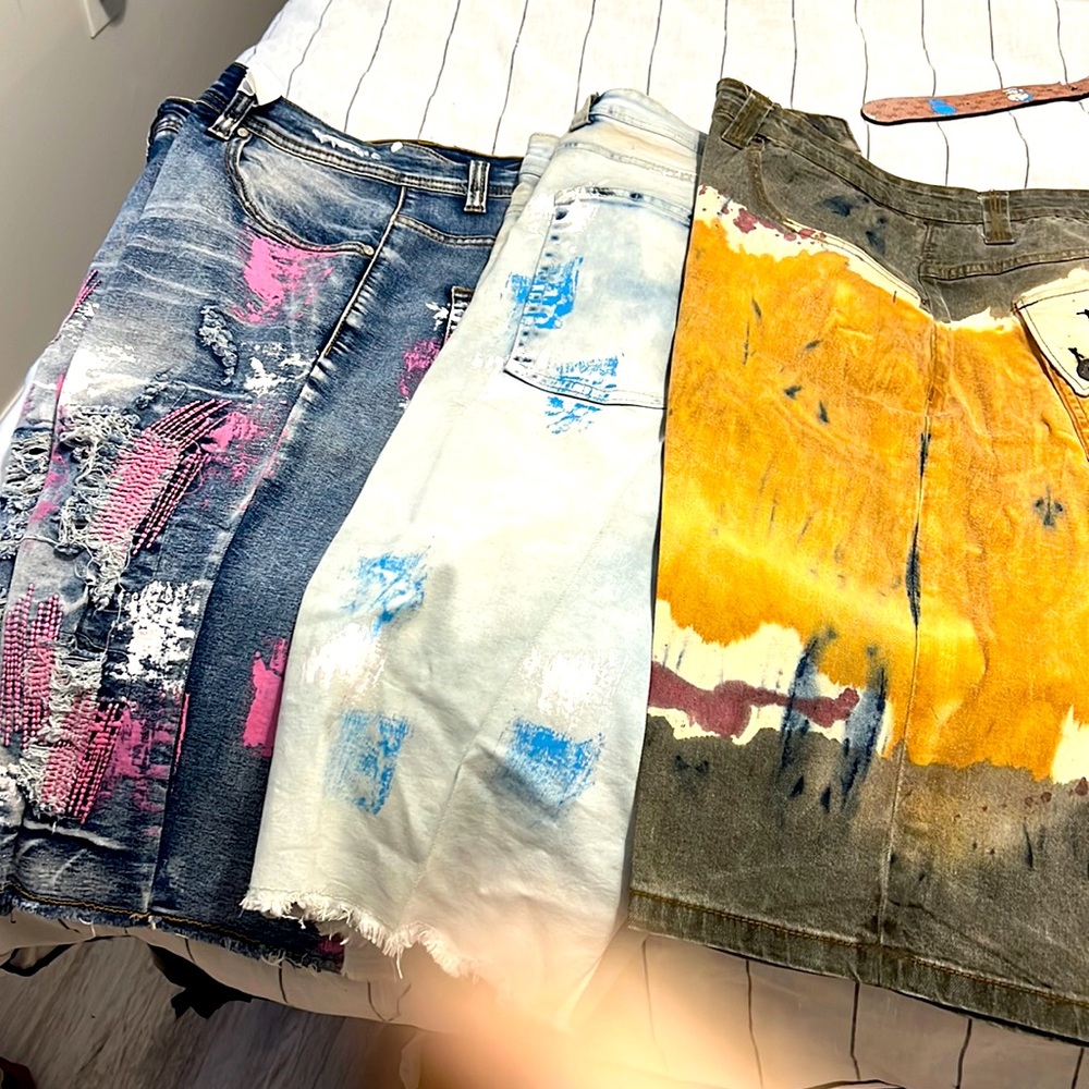Men’s denim shorts